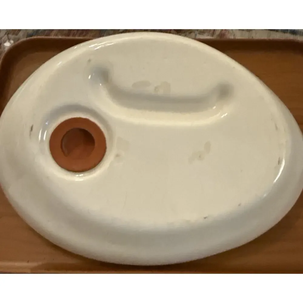 Vintage Ceramic Bathroom Sink Caddy toothbrush holder, Cup Holder, soap dish